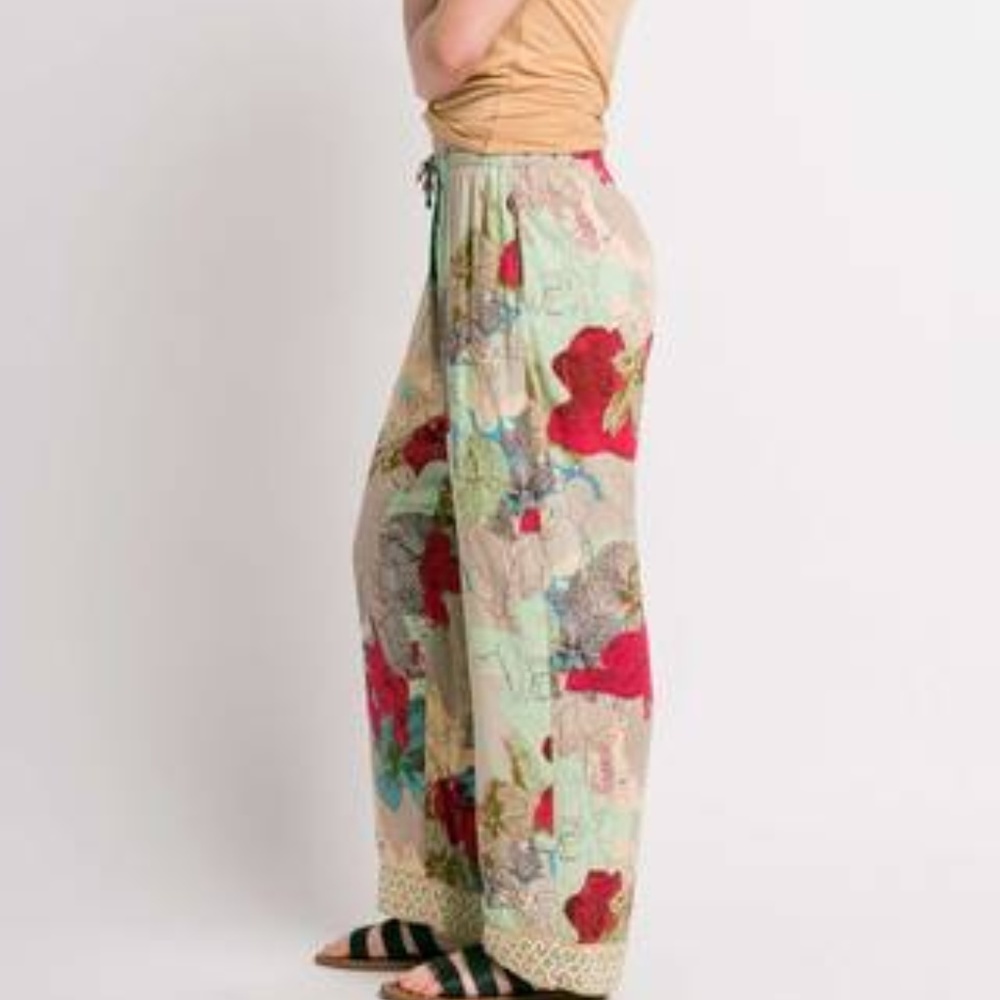 Sudara Floral Lounge Pants Pajamas/ Punjammies